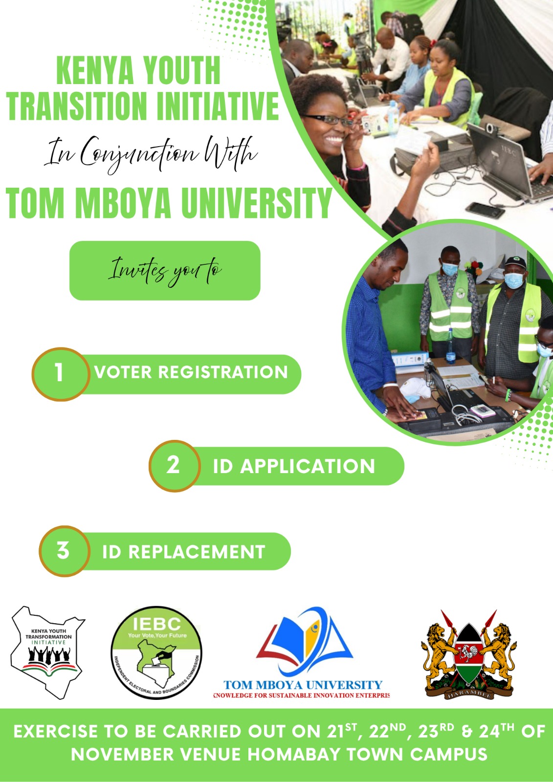 Kenya Youth Transistion Initiative in Conjuction with Tom Mboya University